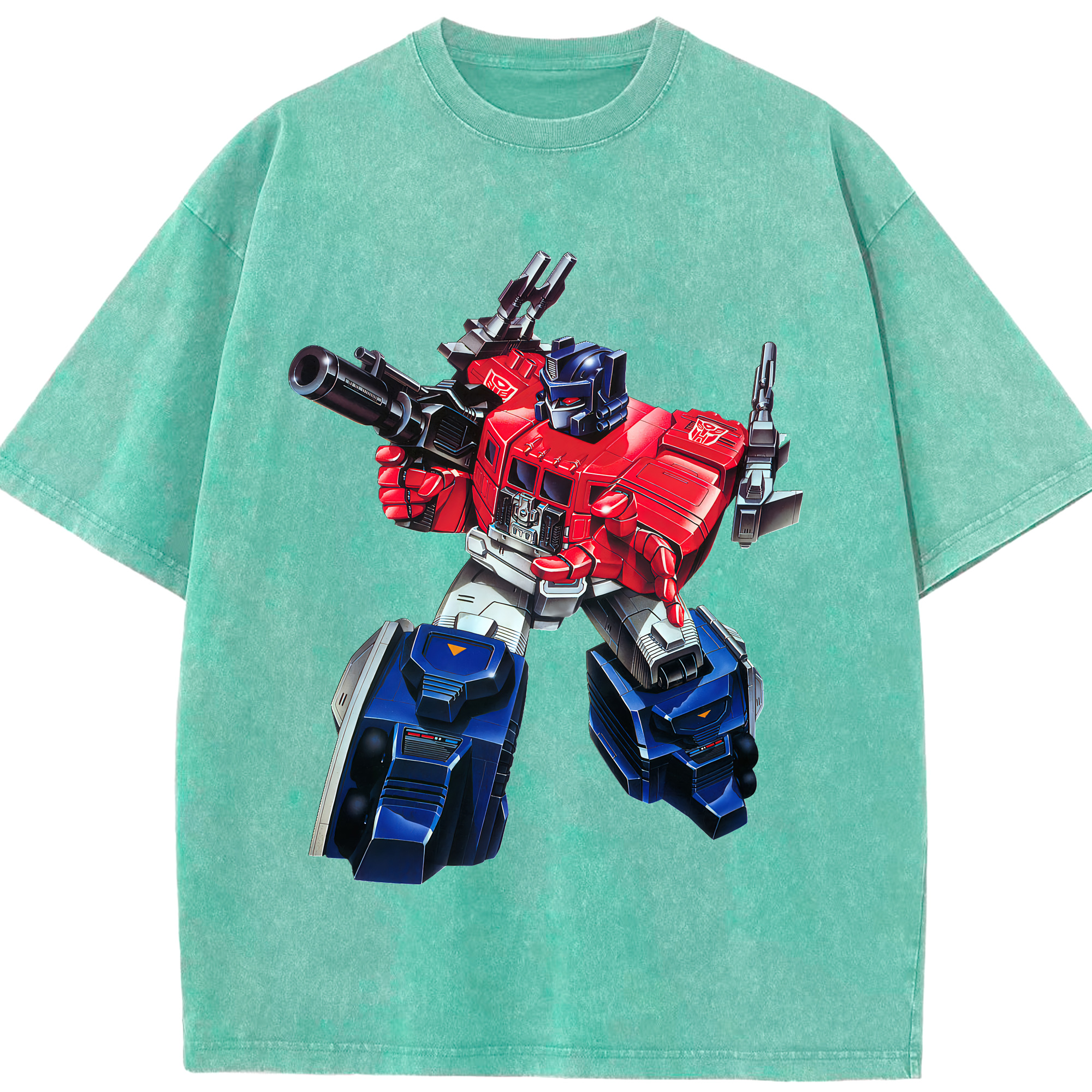 （画像用） Transformers トランスフォーマー 綿100% ヴィンテージ風 半袖Tシャツ（フロントプリント）